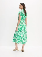 Joseph Ribkoff - Floral Wrap-Over Dress