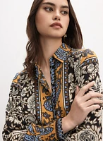 Blouse à motif paisley