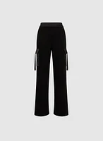 Cargo Pocket Wide Leg Pants