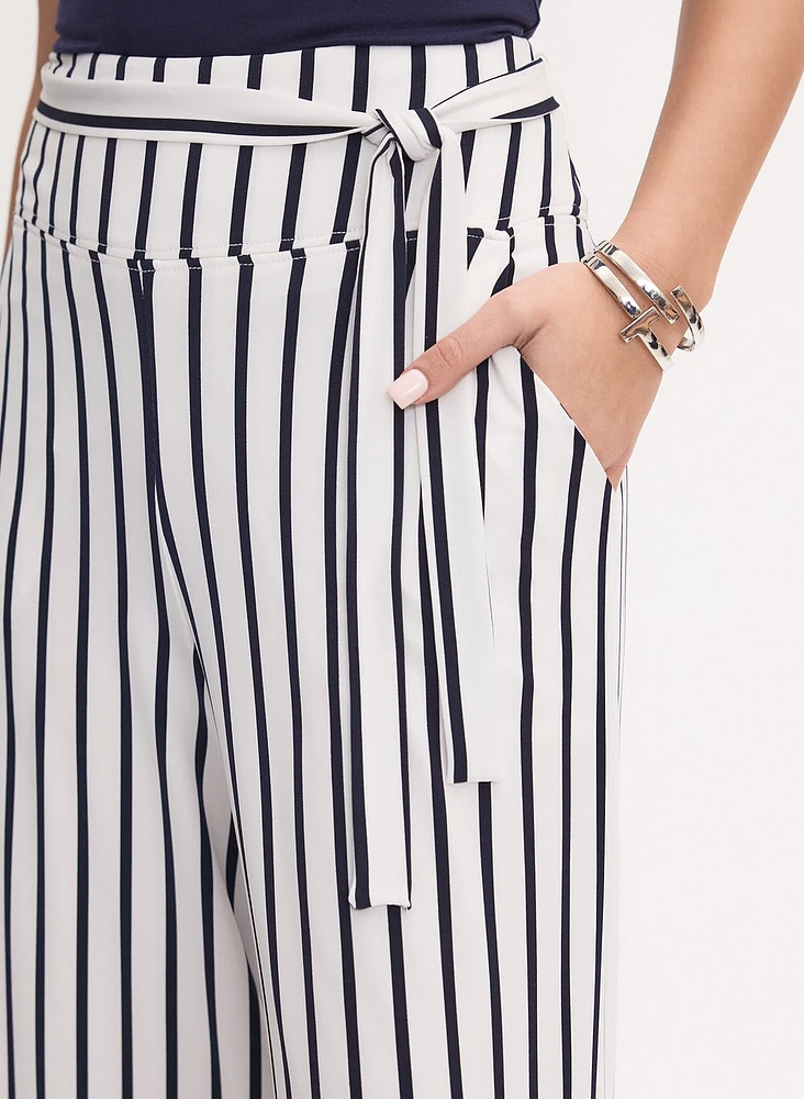 Joseph Ribkoff - Striped Wide Leg Pants