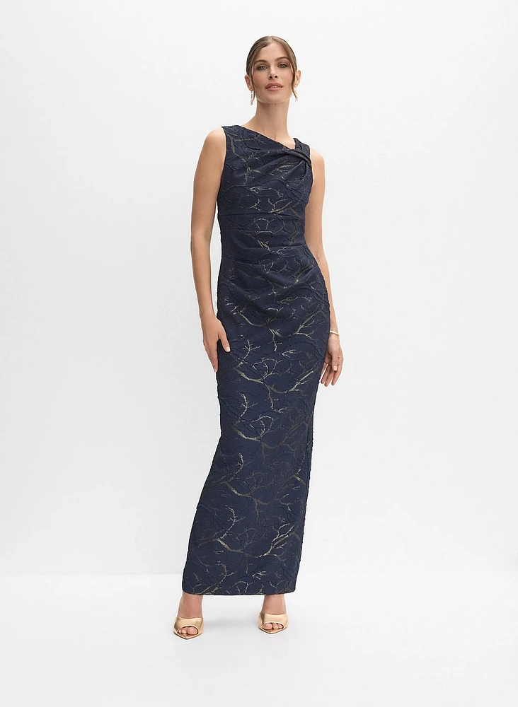 Asymmetrical Neck Dress