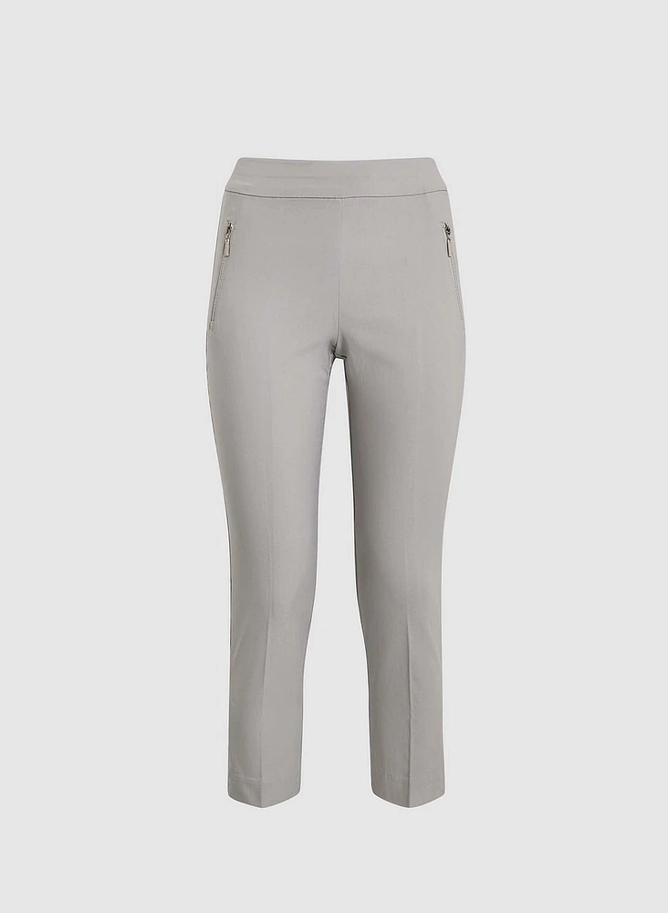 Capri taille haute à enfiler