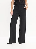 Wide Leg Cargo Pants