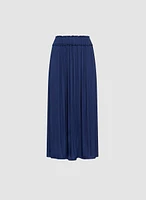 Pleated Maxi Skirt