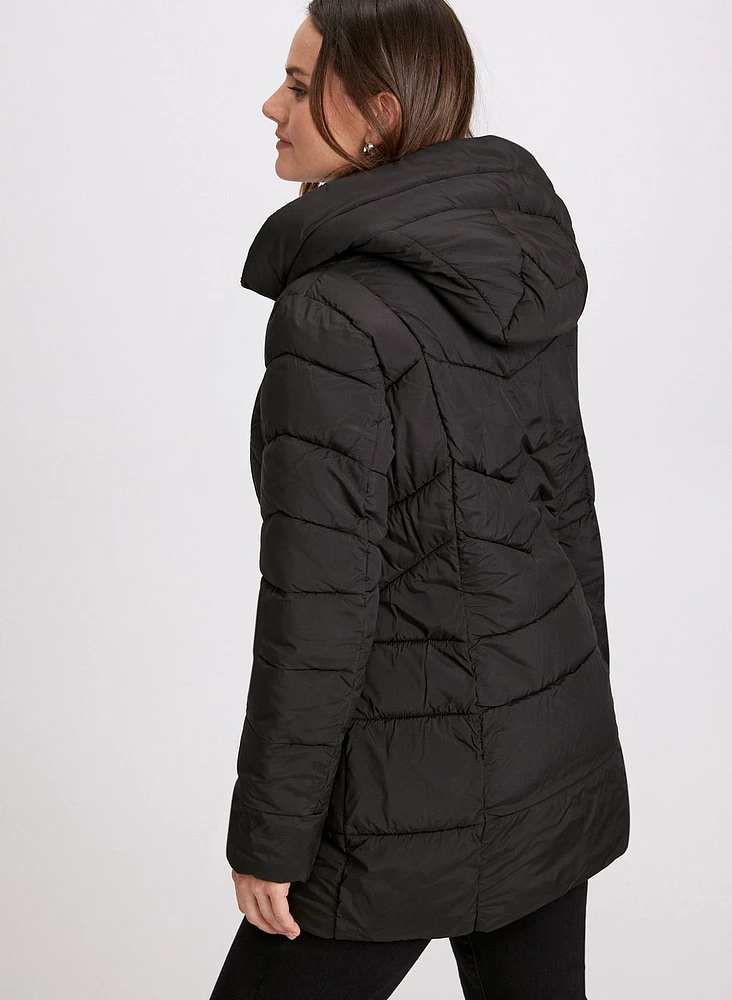 Hooded Puffer Coat