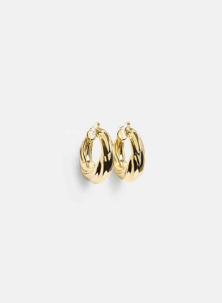 Twisted Loop Earrings