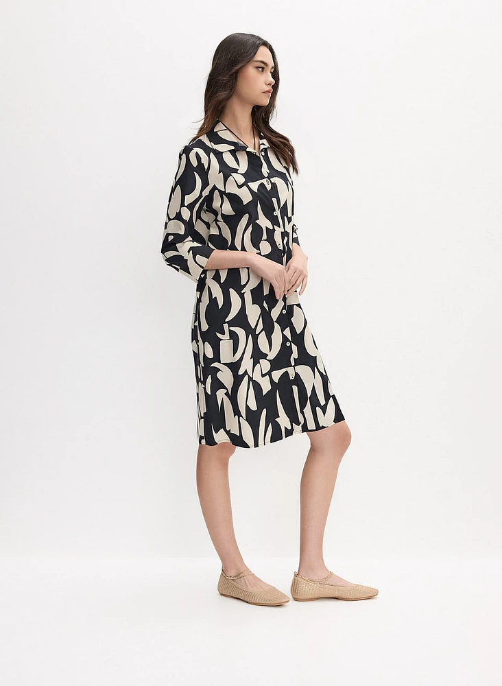 Joseph Ribkoff - Geometric Print Dress