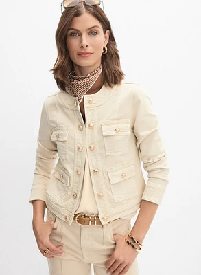 Veste en denim à quatre poches