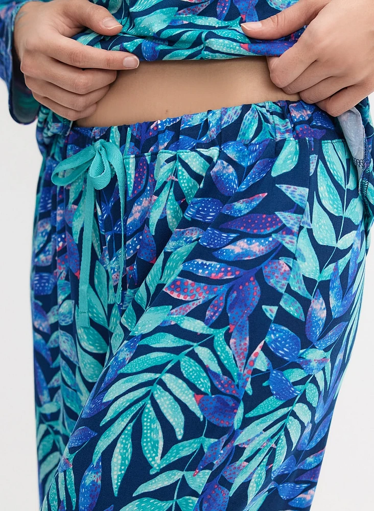 Leaf Print Pyjama Set