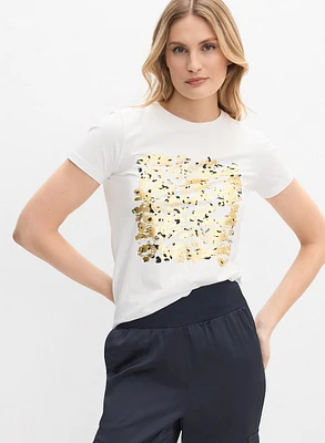 Foil Print T-Shirt