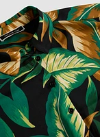 Blouse à palmiers et cordon