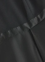 Robe en crêpe et taffetas