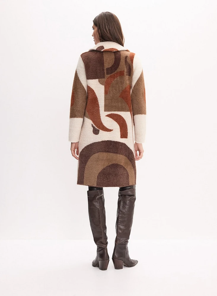 Joseph Ribkoff - Geometric Print Coatigan