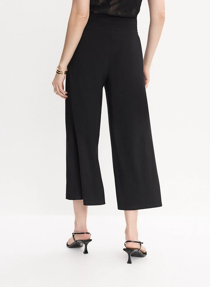 Joseph Ribkoff - Cropped Wide-Leg Pants