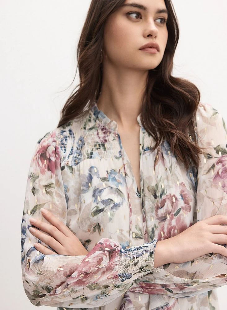 Floral Print Blouse