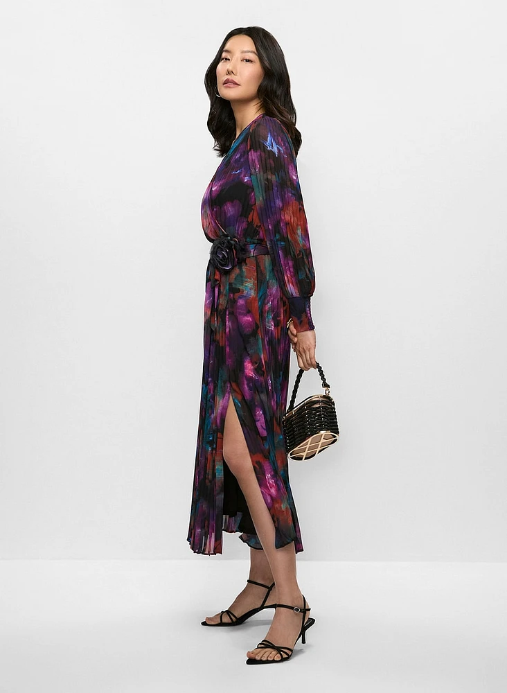 Joseph Ribkoff - Rosette Wrap Dress