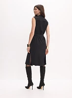 Joseph Ribkoff - Double-Breasted Sleeveless Dress