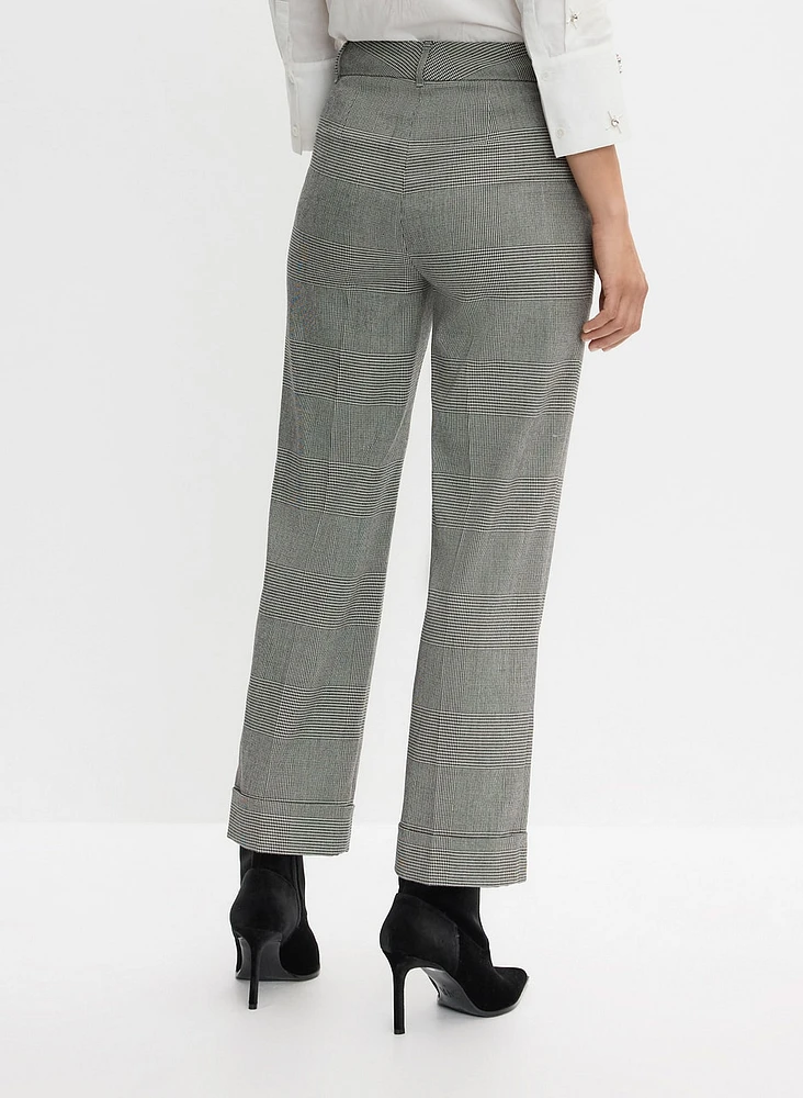 Plaid Giselle Cut Pants