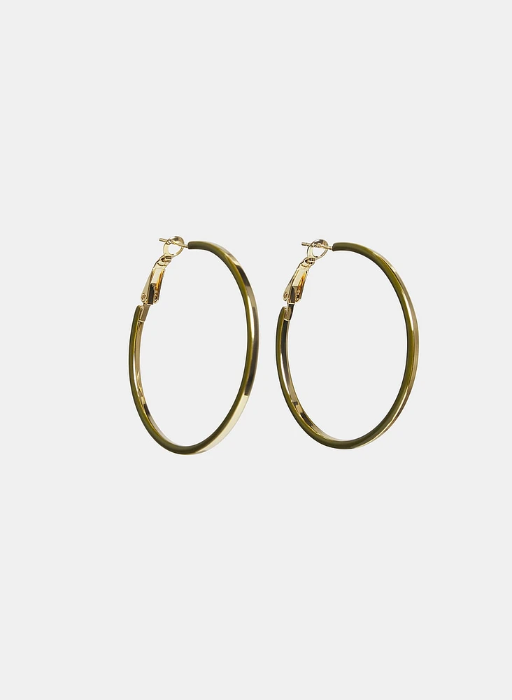 Metal Hoop Earrings