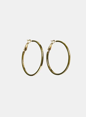 Metal Hoop Earrings