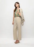 Wide Hem Culotte Pants