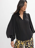 Balloon Sleeve Blouse