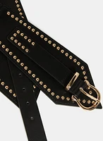 Stud Embellished Belt