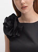 Rosette Embellished Dress