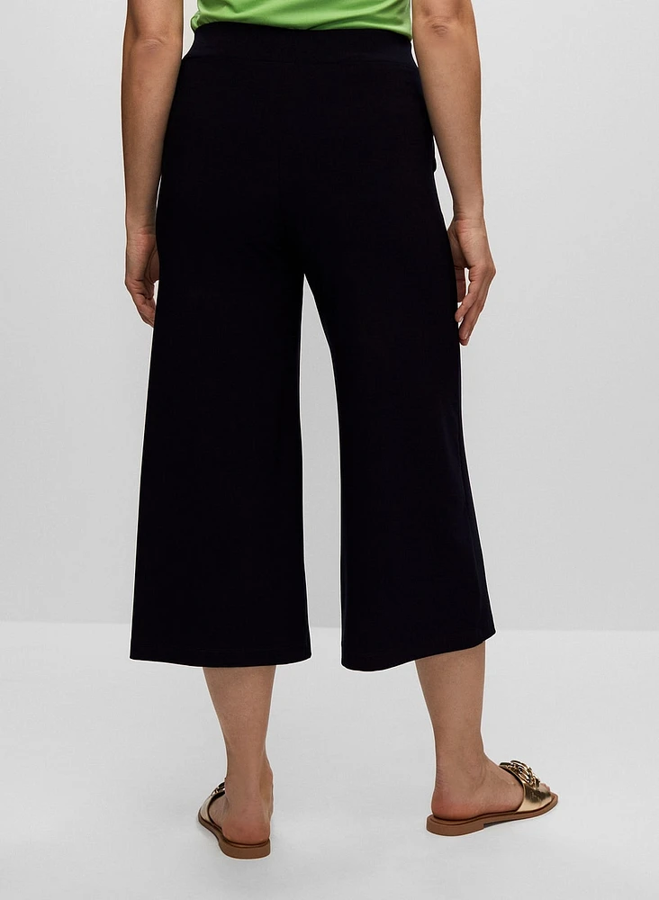 Wide Leg Culotte Pants