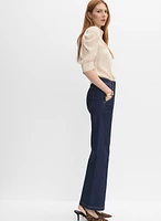 Rinse Tint Flare-Leg Jeans