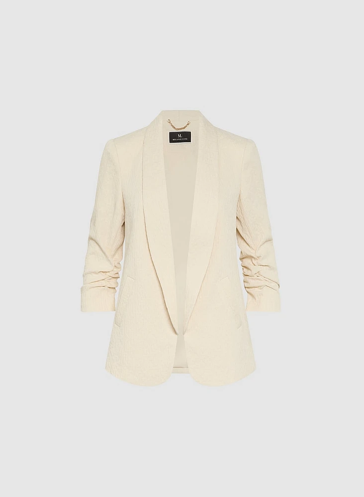 Lightweight Textured Blazer