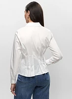 Corset Pintuck Blouse