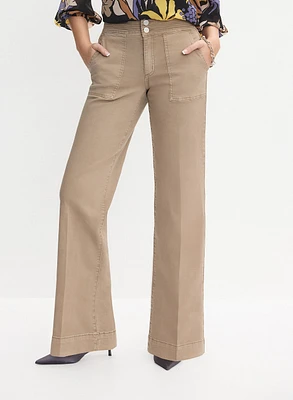 Wide-Leg Trouser Jeans