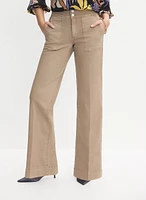 Wide-Leg Trouser Fit Jeans