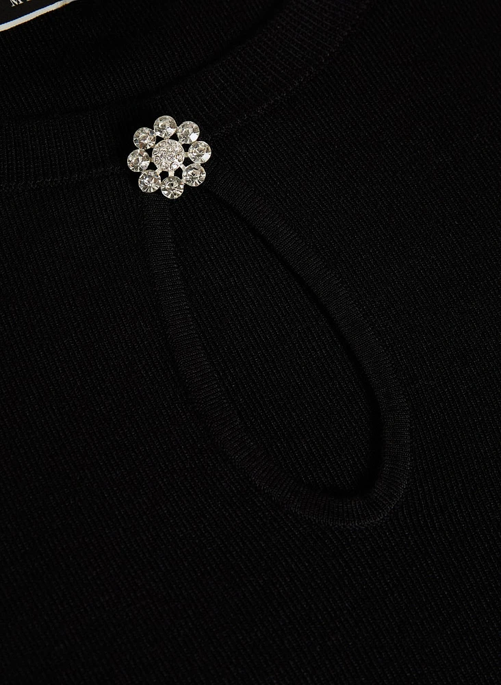 Keyhole Detail Sweater