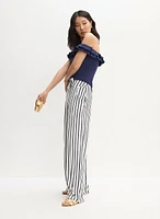 Joseph Ribkoff - Striped Wide Leg Pants