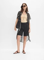 Joseph Ribkoff - Geometric Button-Down Blouse