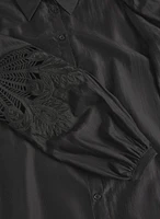 Lace Cotton Voile Blouse
