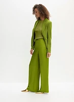 Satin Wide Leg Pants