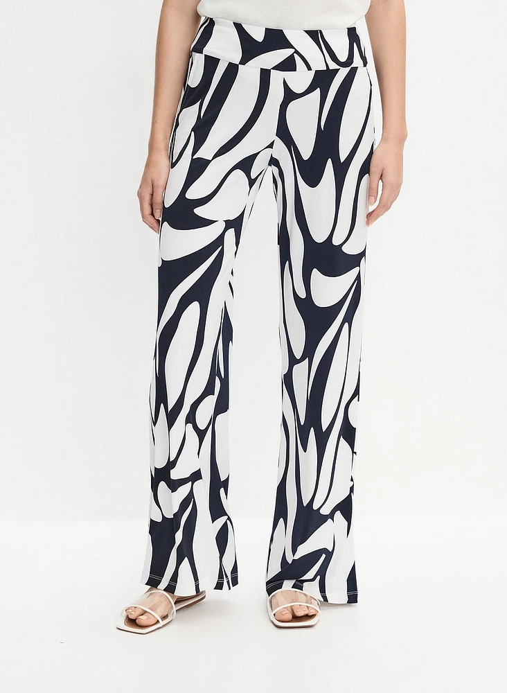 Joseph Ribkoff - Abstract Print Pants