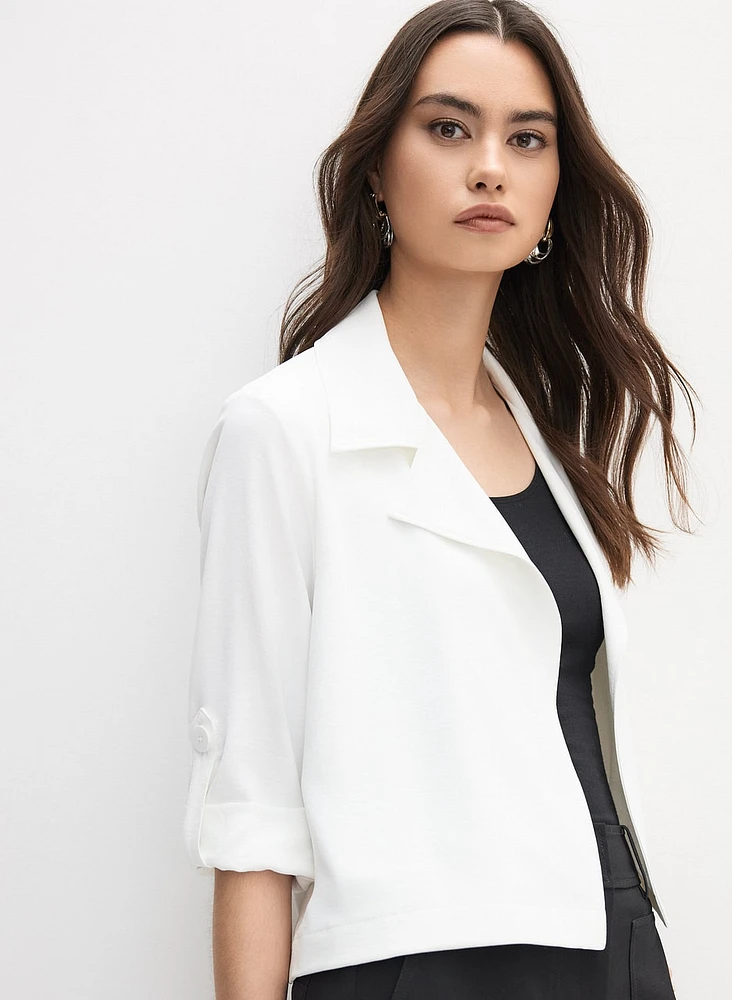 Joseph Ribkoff - Open Cropped Blazer