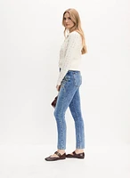 Rhinestone Detail Jeans