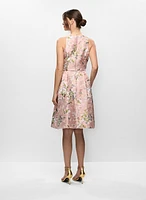 Floral Jacquard Dress