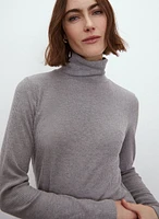 Long Sleeve Rib Knit Top