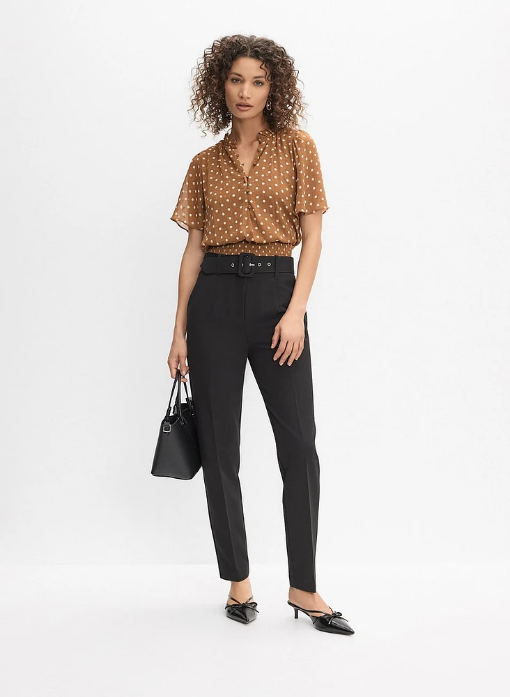 Blouse à pois