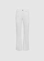Pantalon en denim à jambe évasée