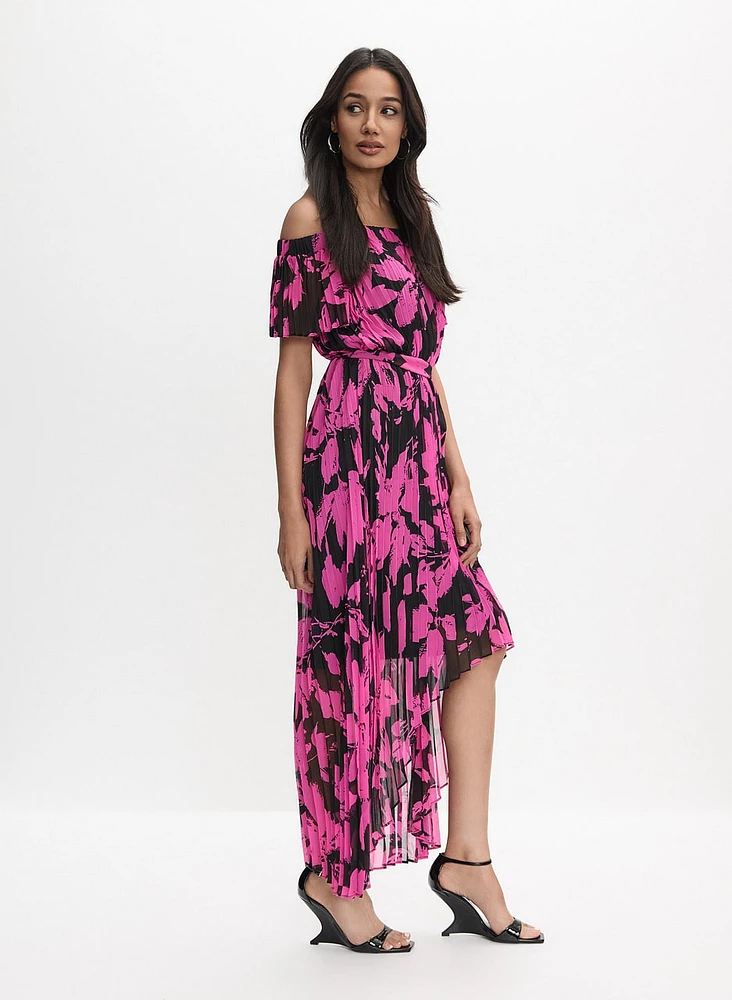 Joseph Ribkoff - Pleated Floral Dress