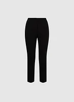 Juliette Dart Waist Straight-Leg Pants