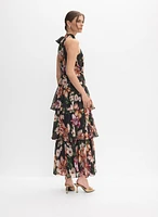 Tiered Floral Dress