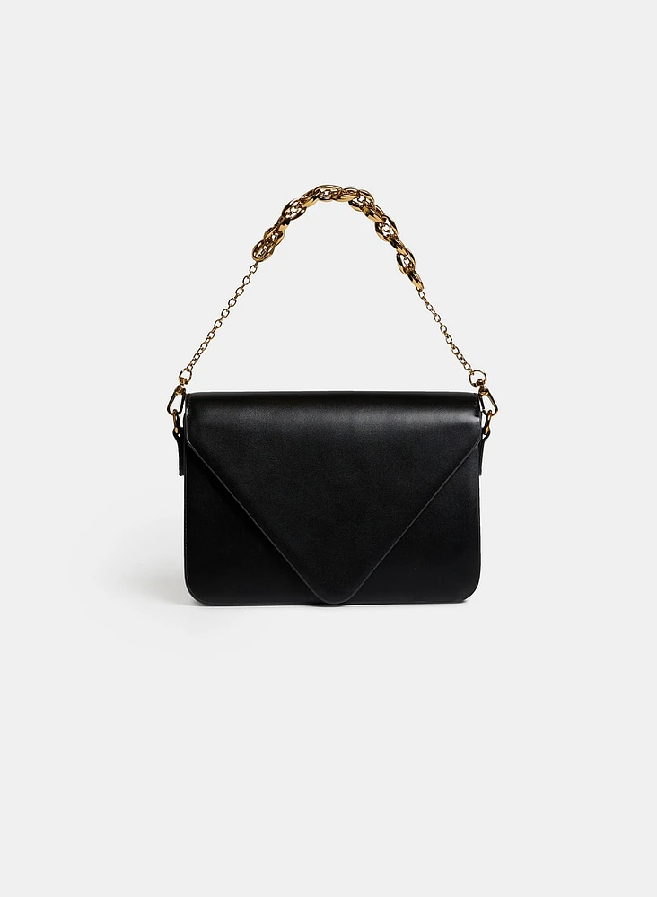 Vegan Leather Envelope Handbag